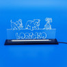 Targhe in plexiglass luminose a led personalizzate