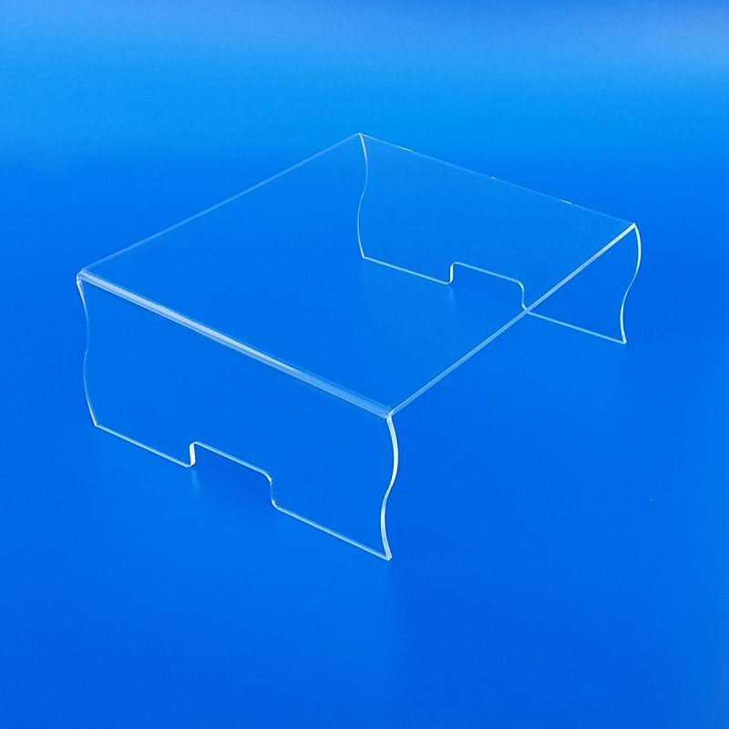 Base appoggio in plexiglass per computer portatile