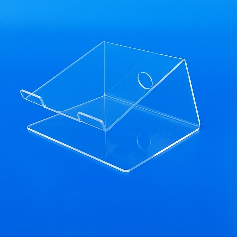 Supporto da tavolo in plexiglass trasparente per notebook
