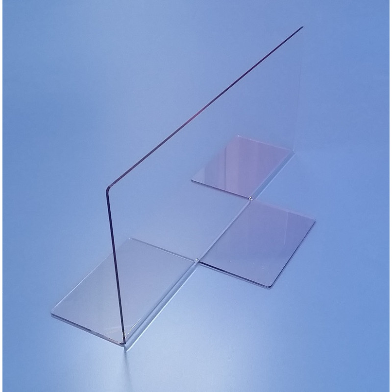 Divisori in plexiglass trasparente per banco frigo