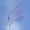 Divisori in plexiglass trasparente per banco frigo