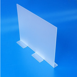 Divisori in plexiglass trasparente per banco frigo