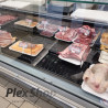 Divisori in plexiglass trasparente per banco frigo