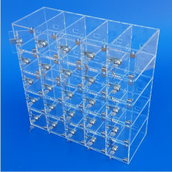 Stazione box ricarica cellulari smarthphone in plexiglass