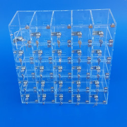 Stazione box ricarica cellulari smarthphone in plexiglass