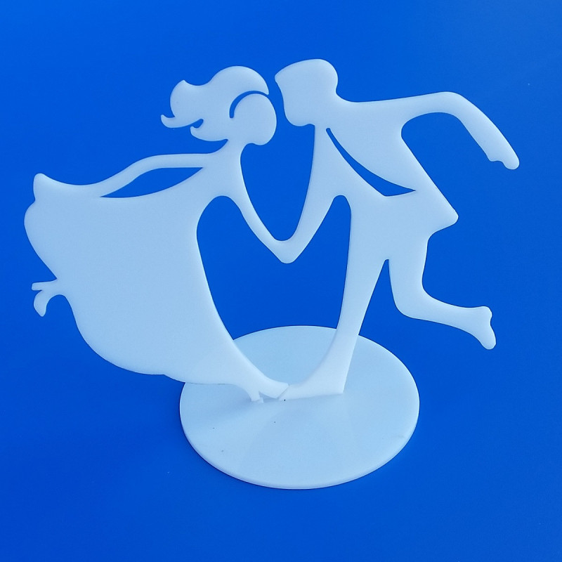 Cake topper in plexiglass per torta personalizzati