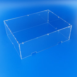 Coperchio cappa giradischi su misura in plexiglass