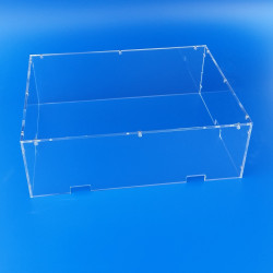 Coperchio cappa giradischi su misura in plexiglass