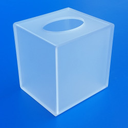 Porta fazzoletti-salviette per bagno in plexiglass