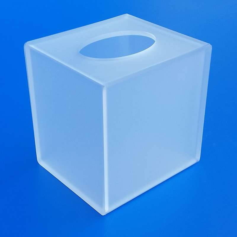 Porta fazzoletti-salviette per bagno in plexiglass