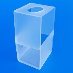 Porta fazzoletti-salviette per bagno in plexiglass