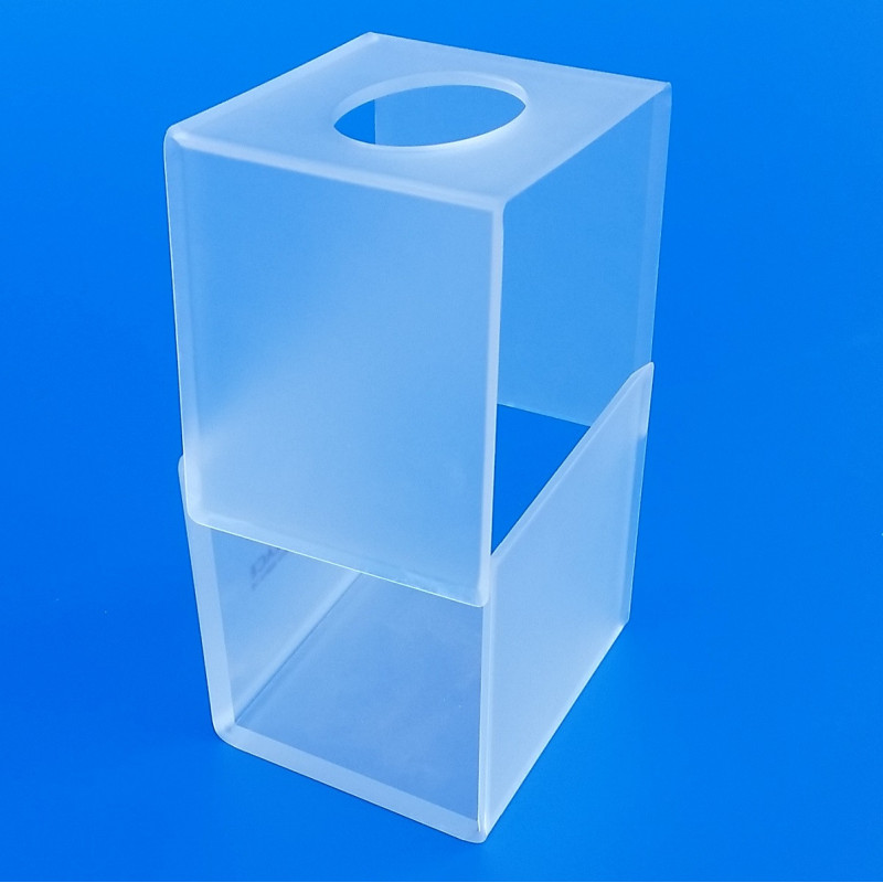 Porta fazzoletti-salviette per bagno in plexiglass