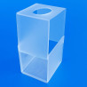 Porta fazzoletti-salviette per bagno in plexiglass