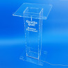 Colonna raccogli biglietti gratta e vinci in plexiglass