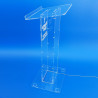 Colonna raccogli biglietti gratta e vinci in plexiglass