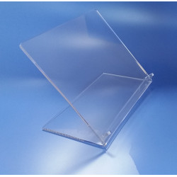 Leggio in plexiglass trasparente da Tavolo verticale