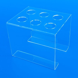 Porta coni gelato da banco in plexiglass trasparente