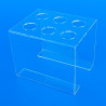 Porta coni gelato da banco in plexiglass trasparente