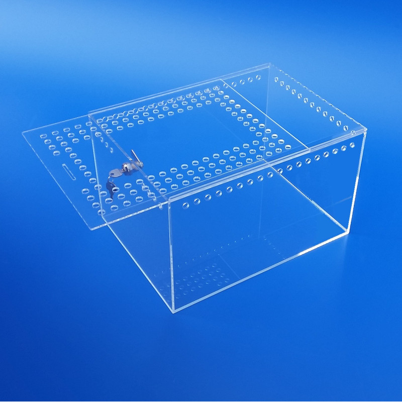 Teca Terrario per Rettili e Serpenti in plexiglass