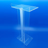 Leggio in plexiglass trasparente per notebook e tablet