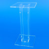 Colonna espositiva economica in plexiglass trasparente