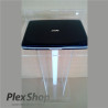 Leggio in plexiglass trasparente per notebook e tablet
