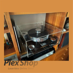Coperchi giradischi su misura in plexiglass trasparente