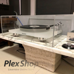 Coperchi giradischi su misura in plexiglass trasparente
