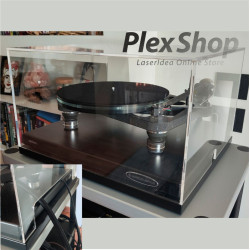 Coperchi giradischi su misura in plexiglass trasparente