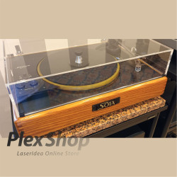 Coperchi giradischi su misura in plexiglass trasparente