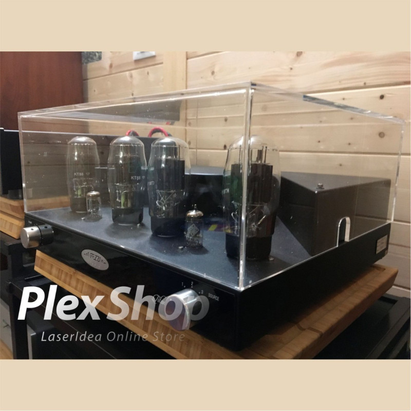Coperchi giradischi su misura in plexiglass trasparente