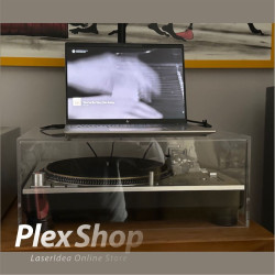 Coperchi giradischi su misura in plexiglass trasparente