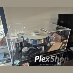 Coperchi giradischi su misura in plexiglass trasparente