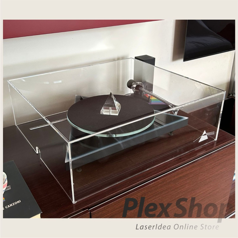 Coperchi giradischi su misura in plexiglass trasparente