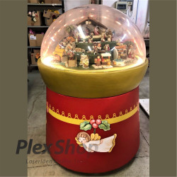 Semisfere, mezze sfere in plexiglass vari diametri