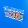 Cornice portafoto in plexiglass trasparente con calamite