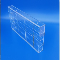 Vetrinetta con ante scorrevoli su misura in plexiglass