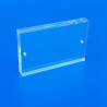 Cornice portafoto in plexiglass trasparente con calamite