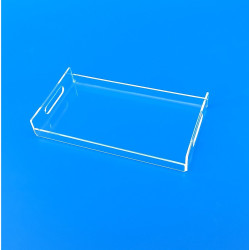 Vassoi in plexiglass trasparente Design renzo Colciri