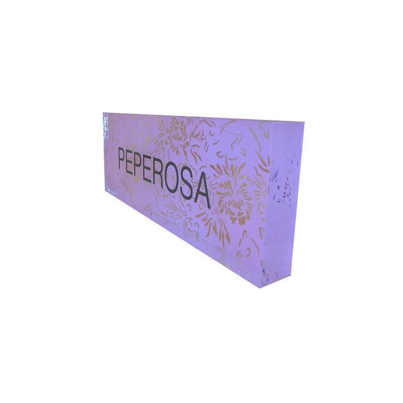 Fermacarte in plexiglass trasparente cm 10 X 10