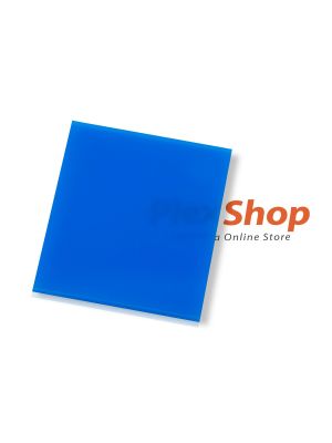 Lastra plexiglass blu trasparente acridite 520 su misura.