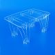 Tavolo in plexiglass trasparente Design Renzo Colciri