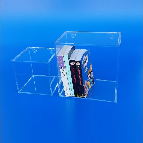 Cubi da parete in plexiglass per librerie componibili